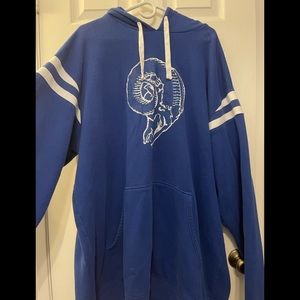 Fanatics Men’s Rams NFL Hoodie, size 4XL Tall